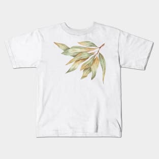 Green leaves Kids T-Shirt